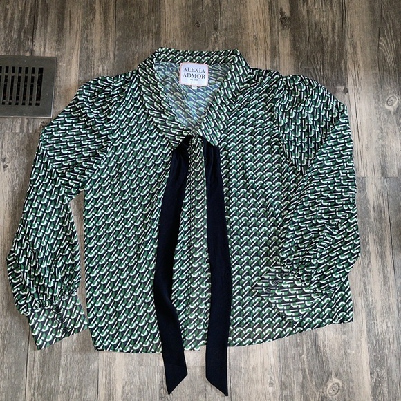 ALEXIA ADMOR SERENA BLOUSE size 8 - Picture 3 of 6